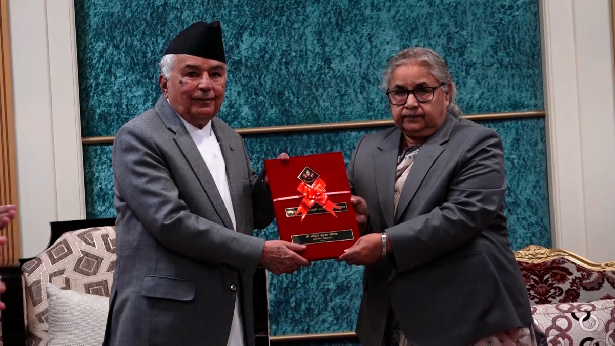 राष्ट्रिय सुरक्षा परिषद्को प्रतिवेदन राष्ट्रपतिसमक्ष पेस